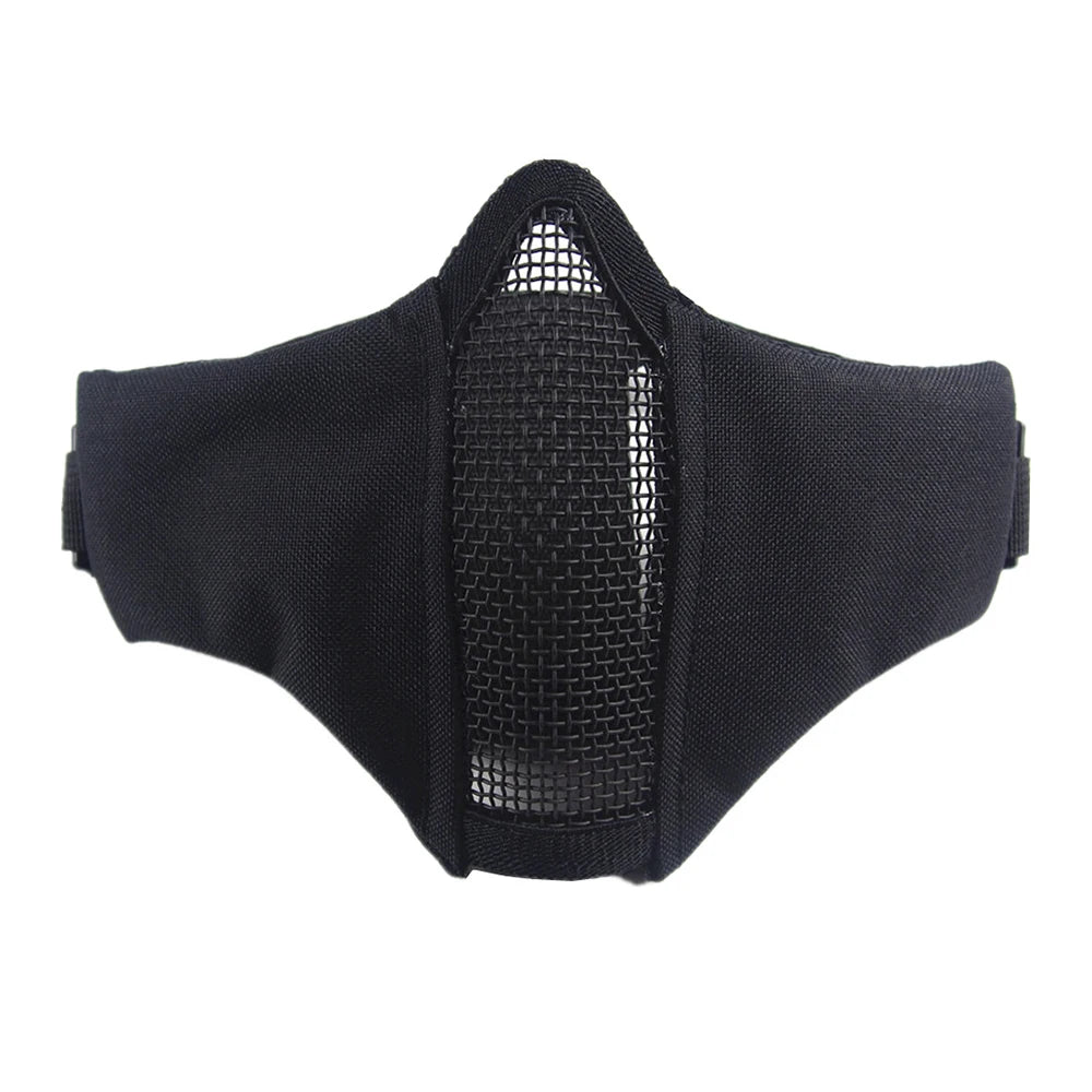 Half Face Metal Steel Airsoft Mask