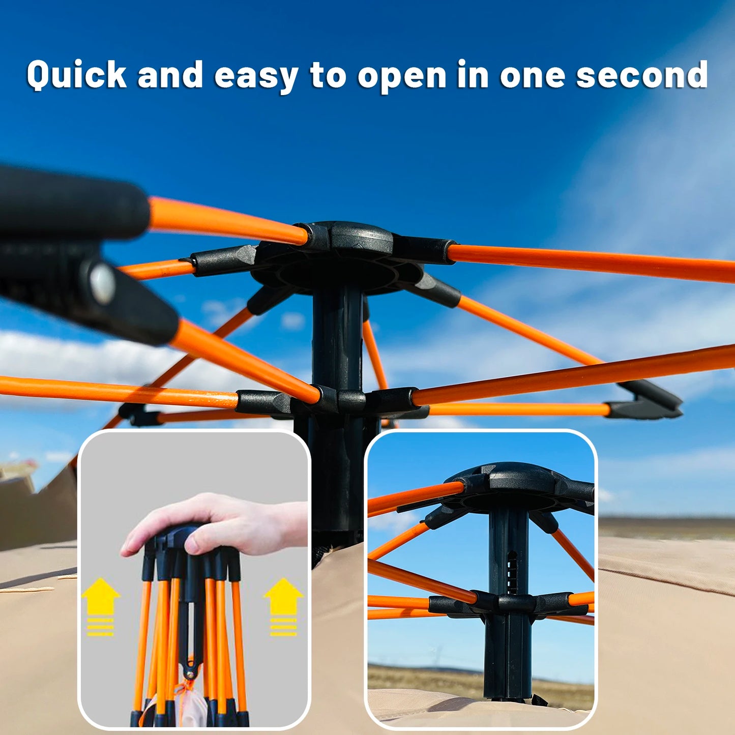 Automatic Quick-opening 4 person tent