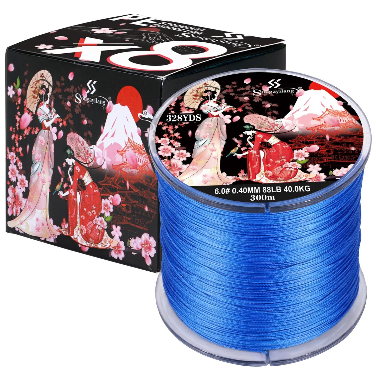 8 Strands Braided Fishing Line 100M 300M