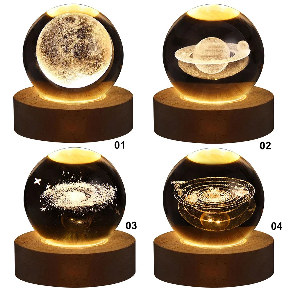 Crystal Ball Night Light LED