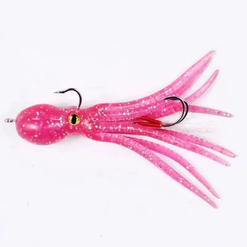 Octopus Soft Lure Double Hook 21g/11cm