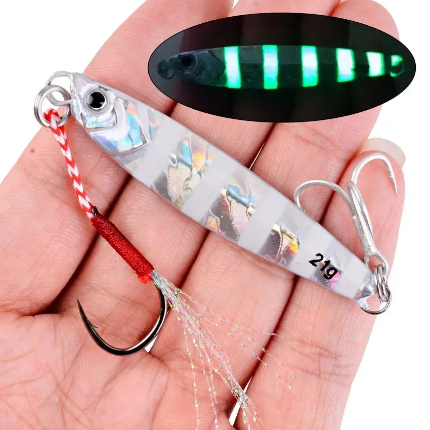 5pcs Metal Jig Fishing Lure