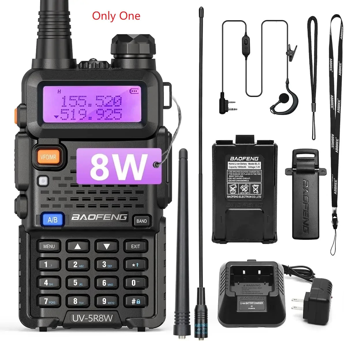 Set of 2, BaoFeng UV-5R 8W Radio