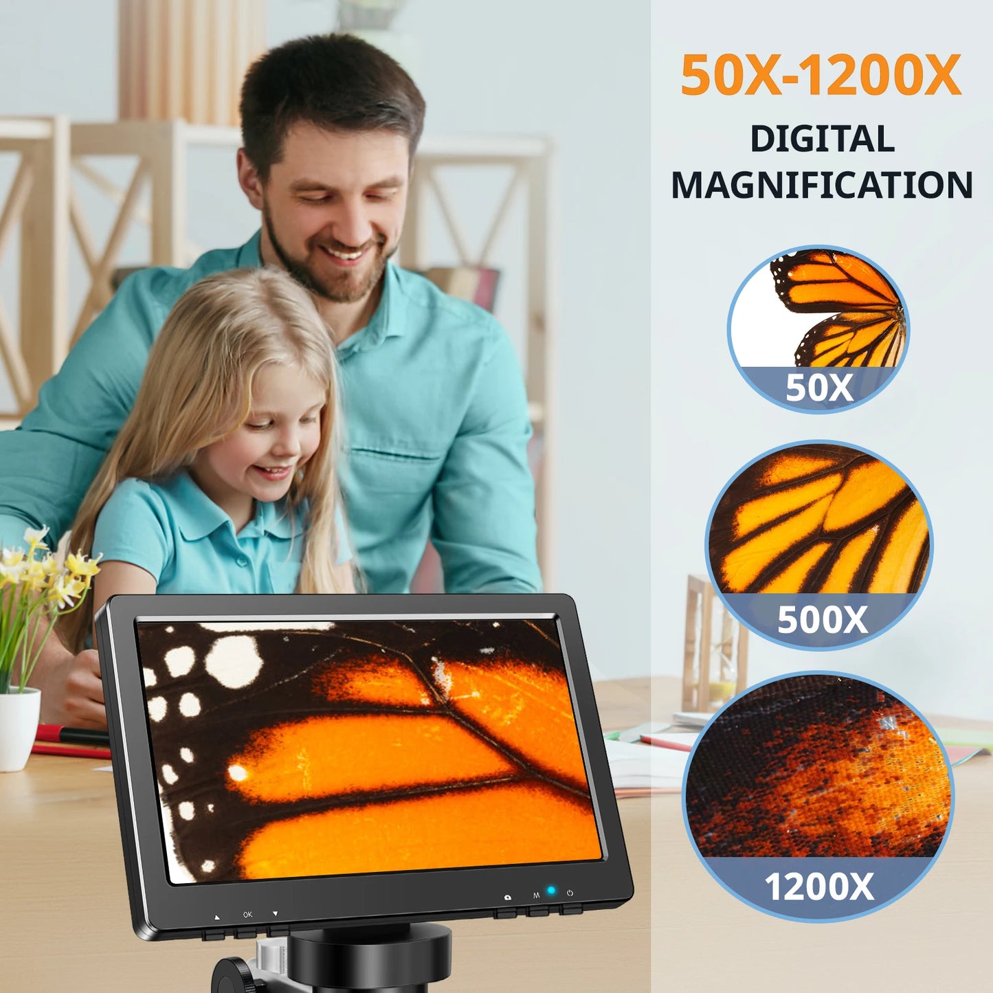 7‘’ Digital Microscope 1200X