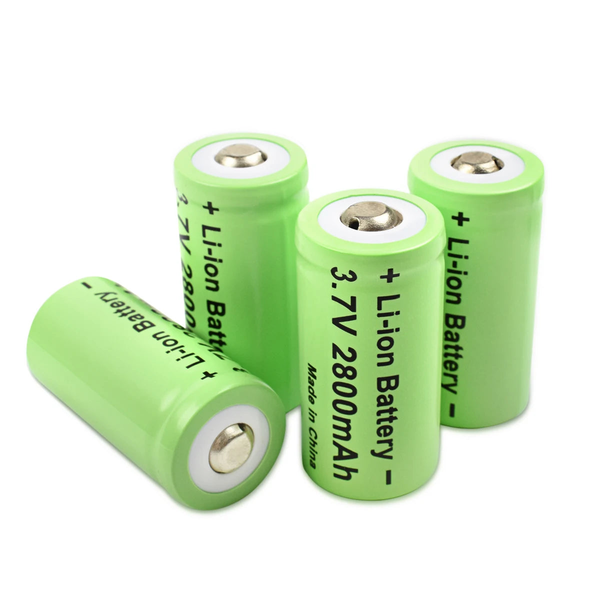 Rechargeable CR123A 2800mAh 3.7V Li-ion