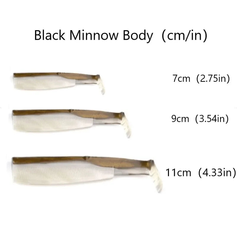 TEKNIK Black Minnow Body
