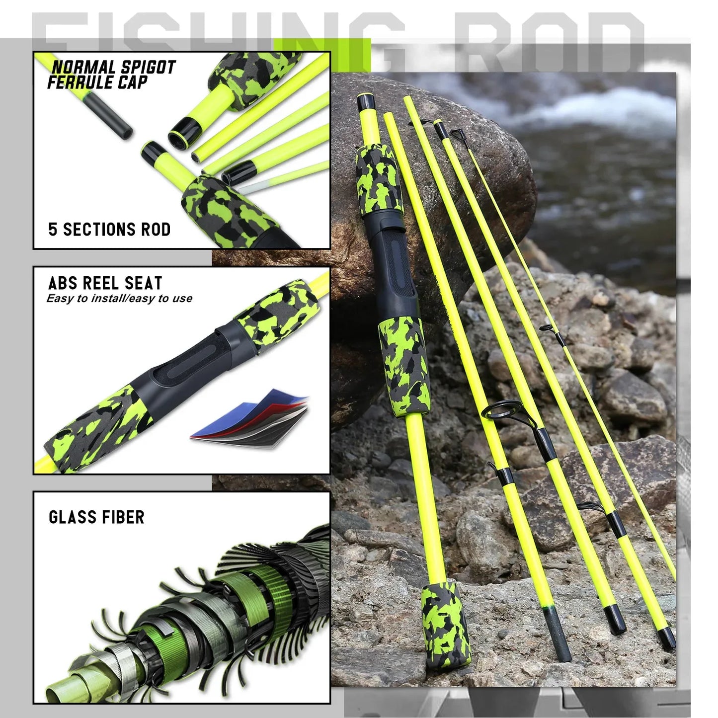 Spinning Rod Set 1.7m