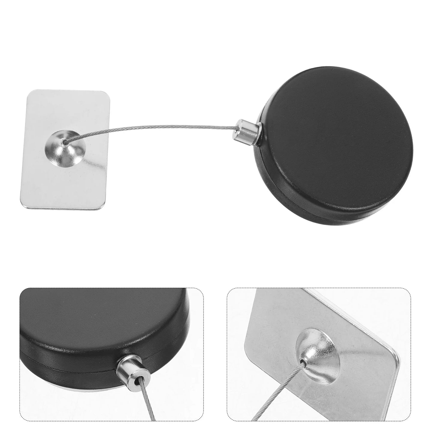 2 Pcs Retractable Remote Control Cable