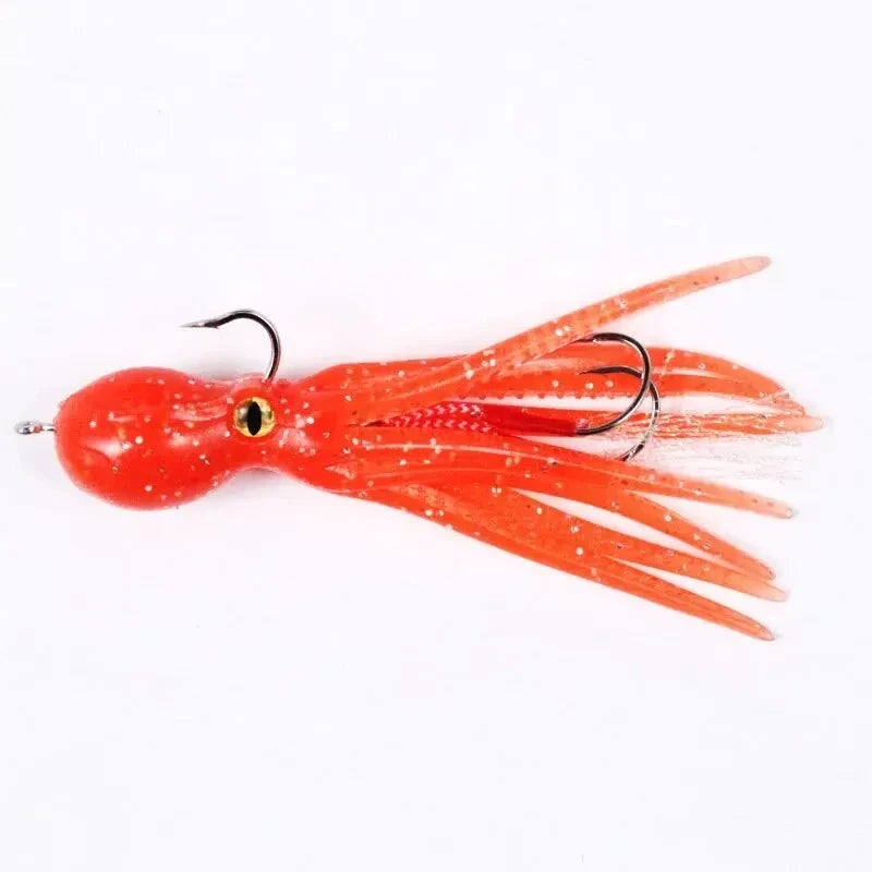 Octopus Soft Lure Double Hook 21g/11cm