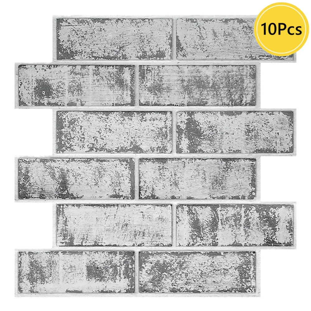 10pcs 3D Wall Panel