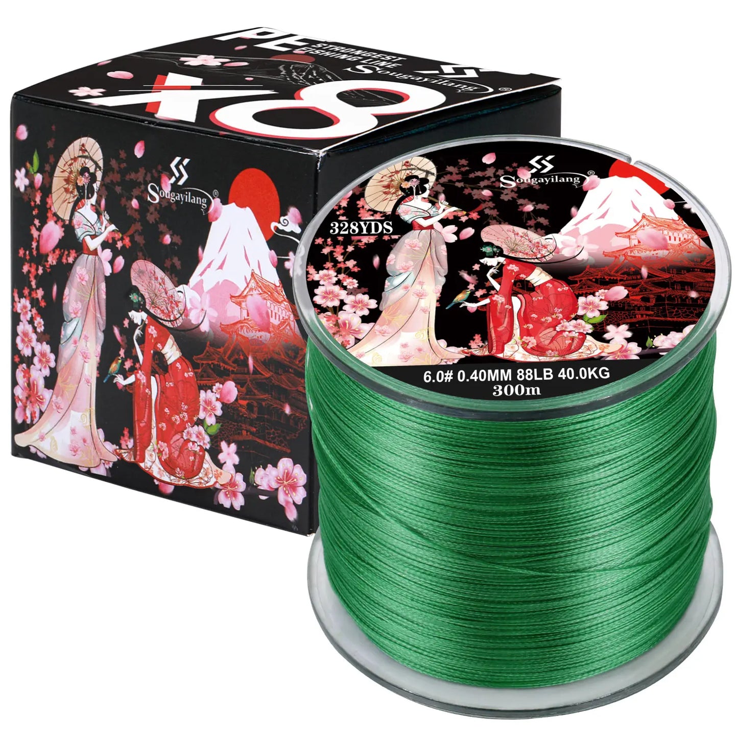 8 Strands Braided Fishing Line 100M 300M