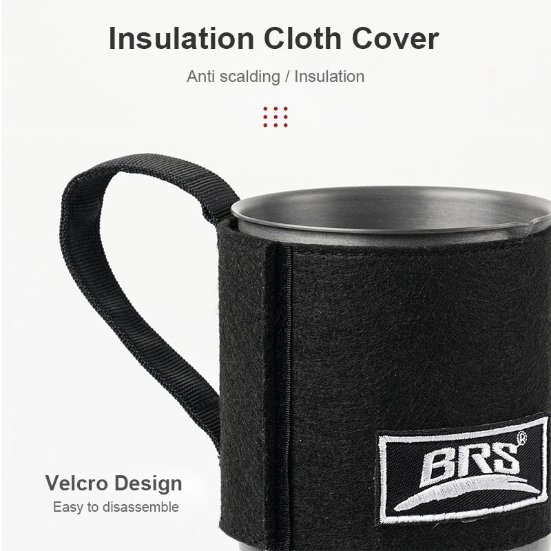 BRS 61 Camping Integrated Heat Pot