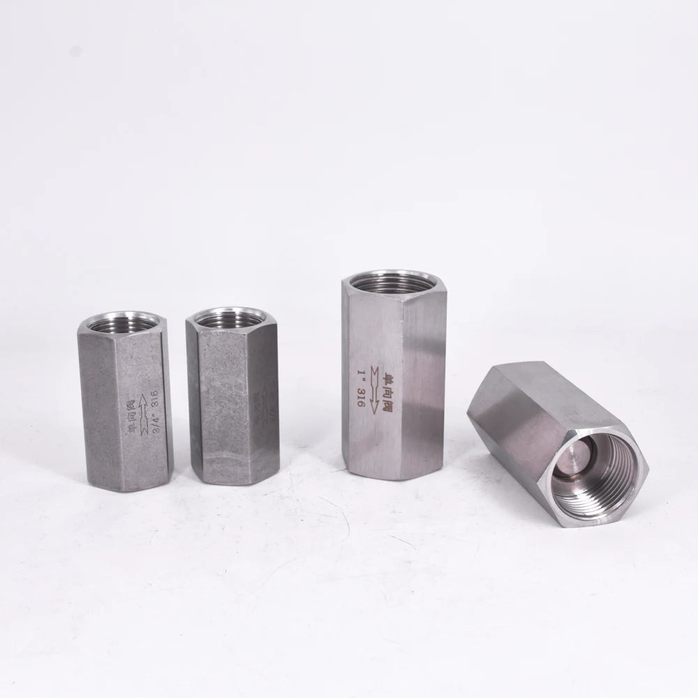 One Way Check Valve Non-Return Inline, 304 Stainless Steel