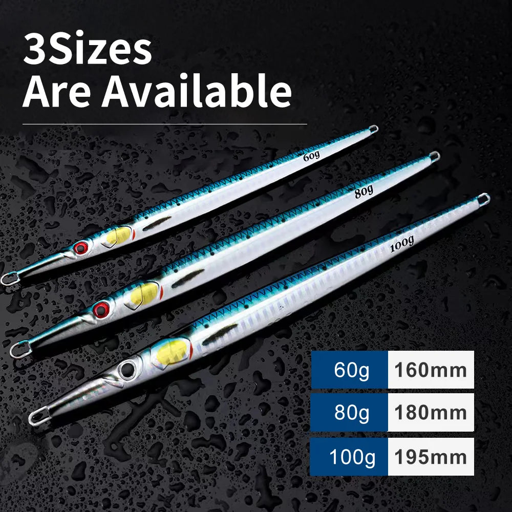 JIGGINGPRO 40g 60g 80g 100g 150g 3D Print Needle Jig