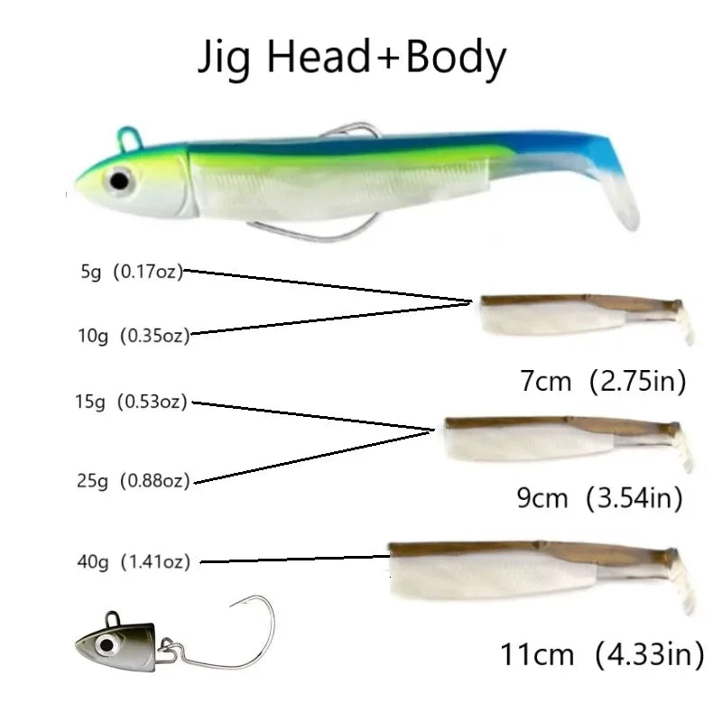TEKNIK Black Minnow Body