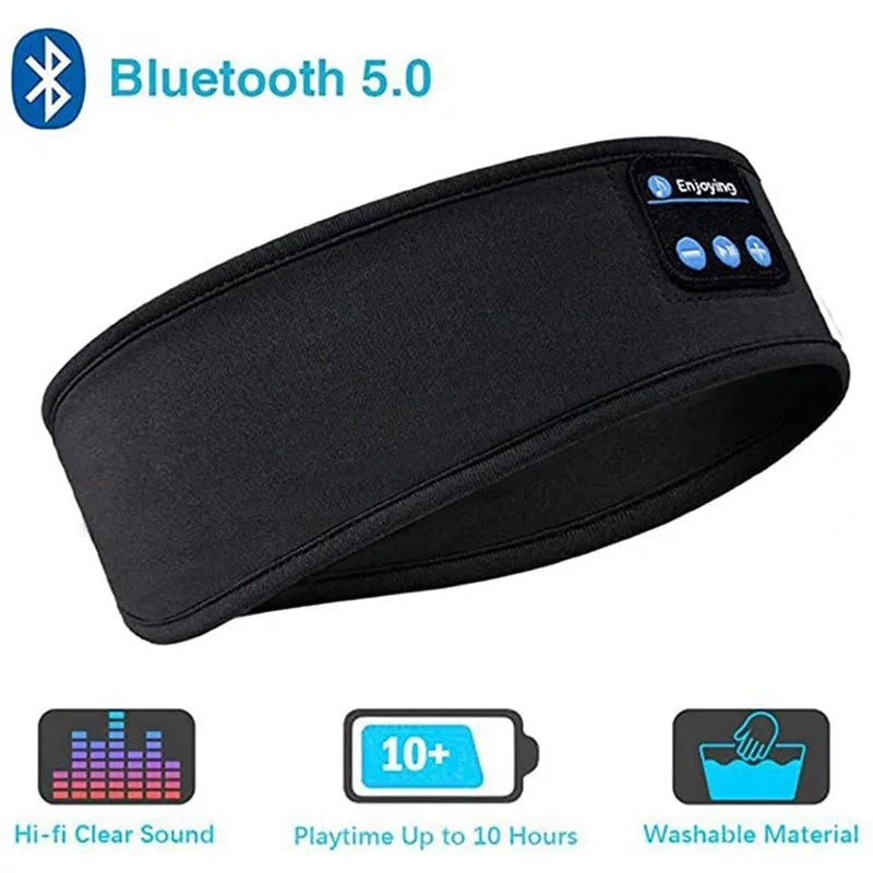 Sleep Mask with Built-in Bluetooth Headphones