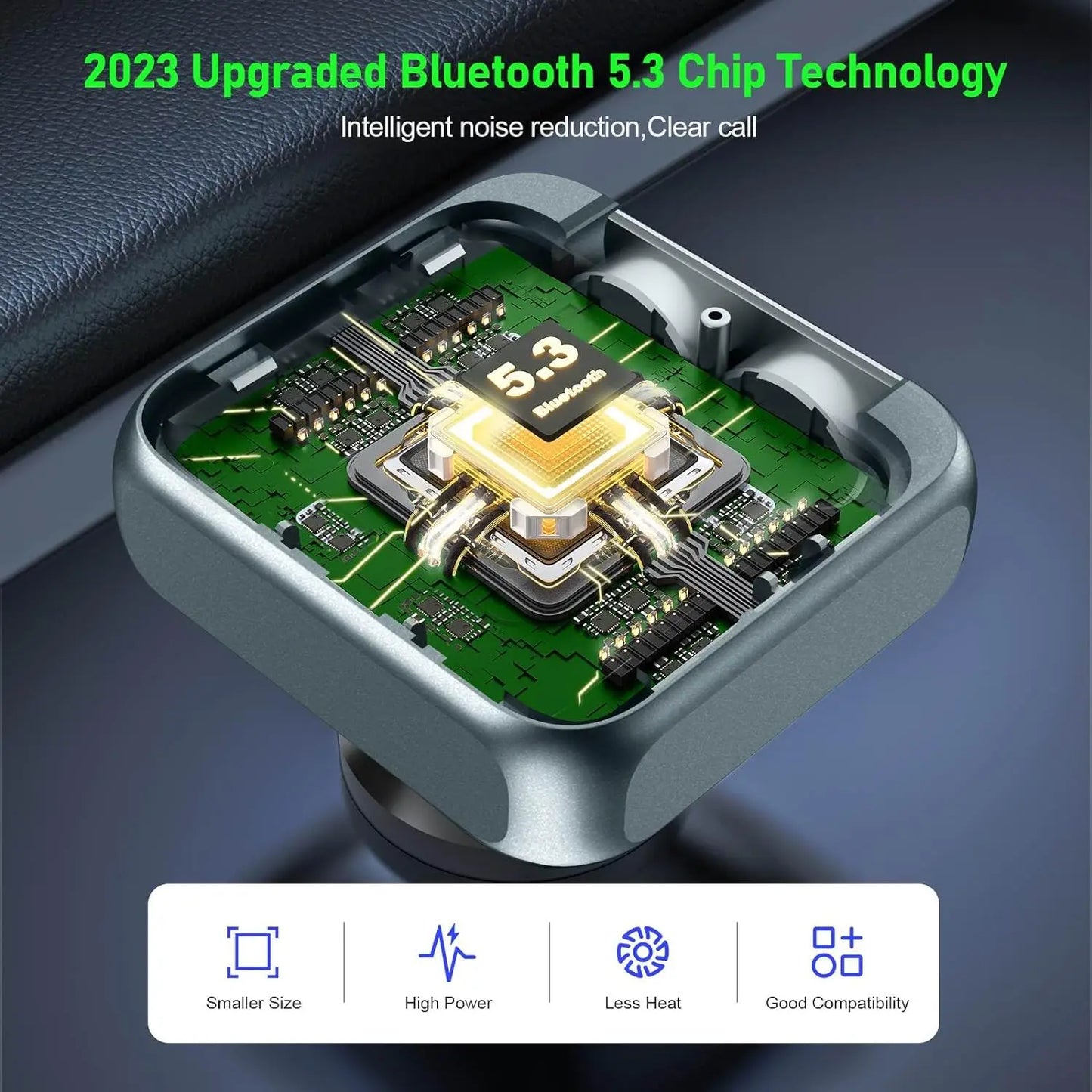 LOLOAGO Bluetooth 5.3 Car Stereo & Charger