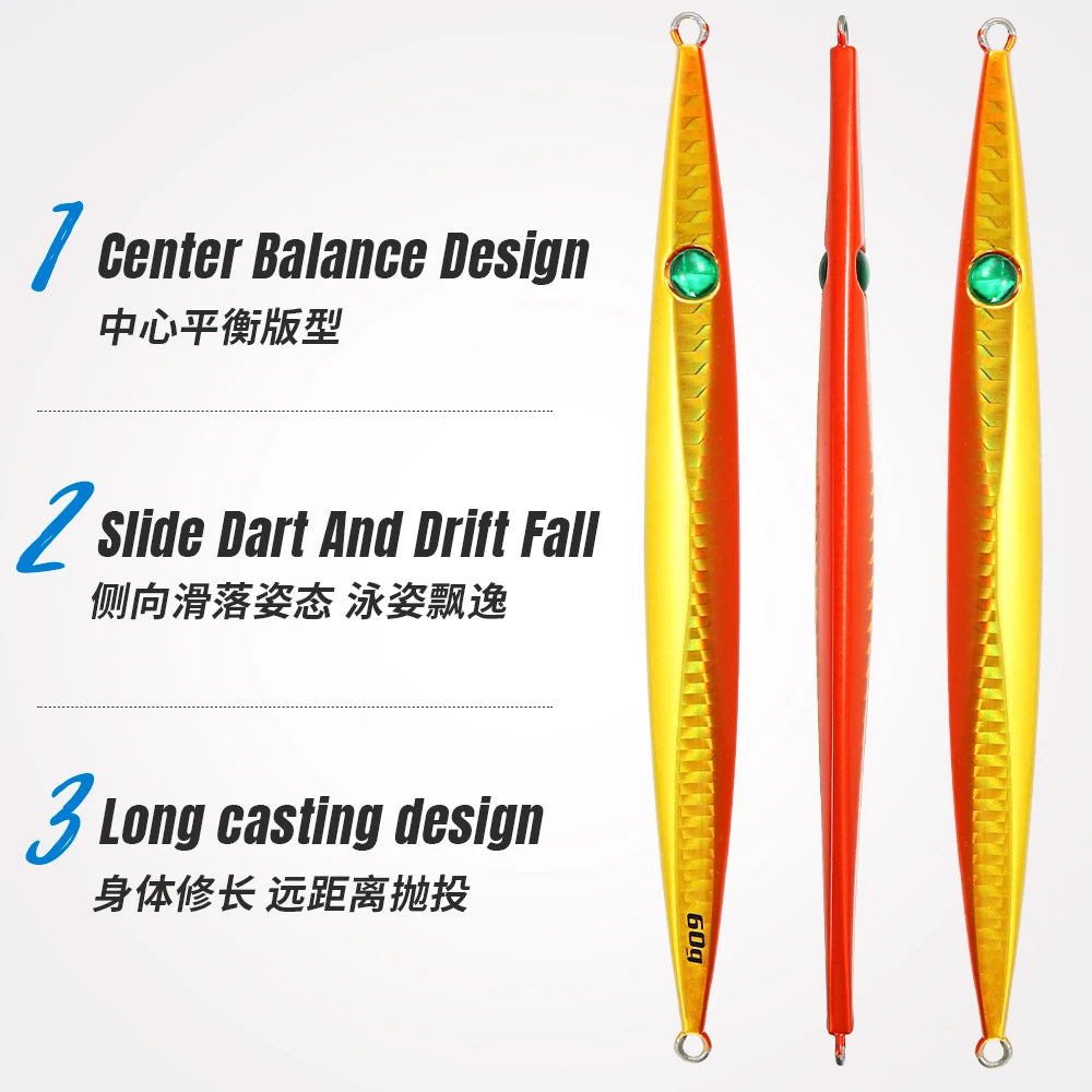 JIGGINGPRO D-Slide Jack Eye 60g 80g 100g V