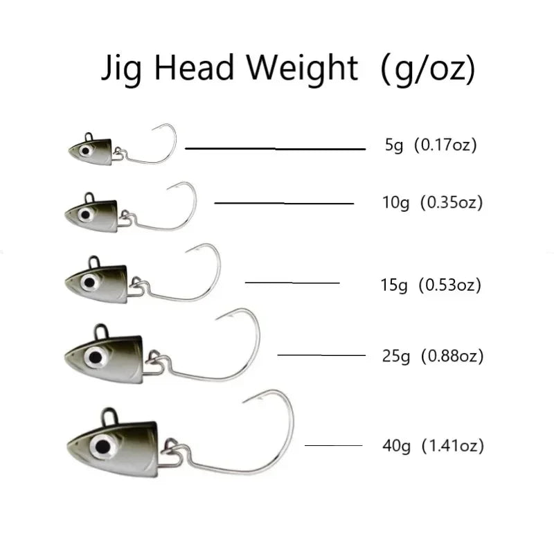 TEKNIK Jig Head 2pcs/bag