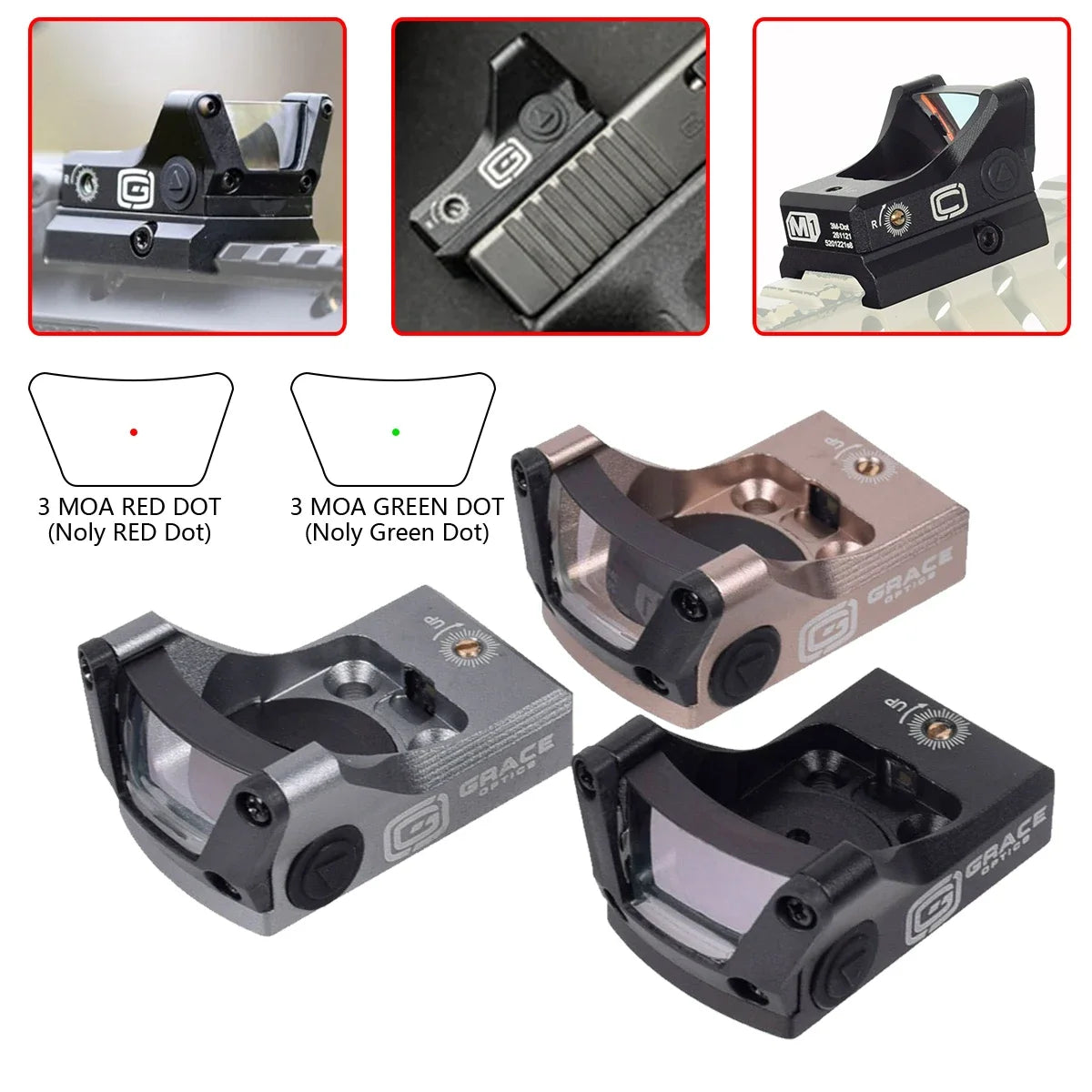 M1 RMR Red Dot Sight, Glock 17/19
