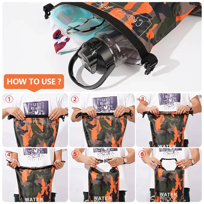 30L 20L 15L Waterproof Backpack