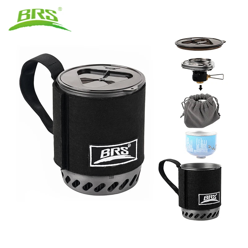 BRS 61 Camping Integrated Heat Pot