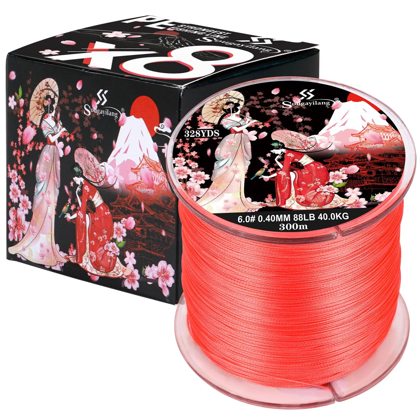8 Strands Braided Fishing Line 100M 300M