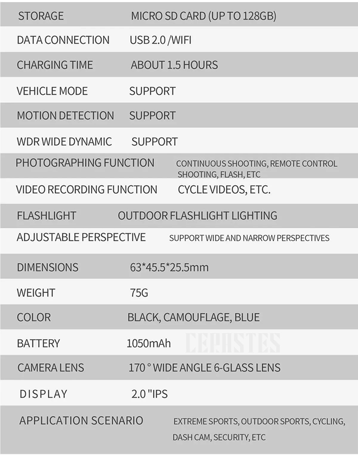 Waterproof Action Camera 4K60FPS With Remote Control