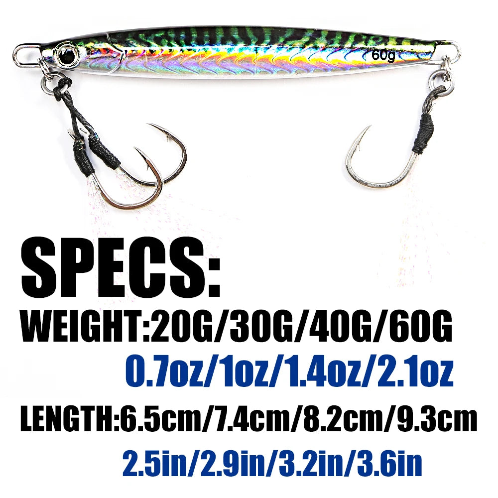 3D Metal Cast Jig Lure