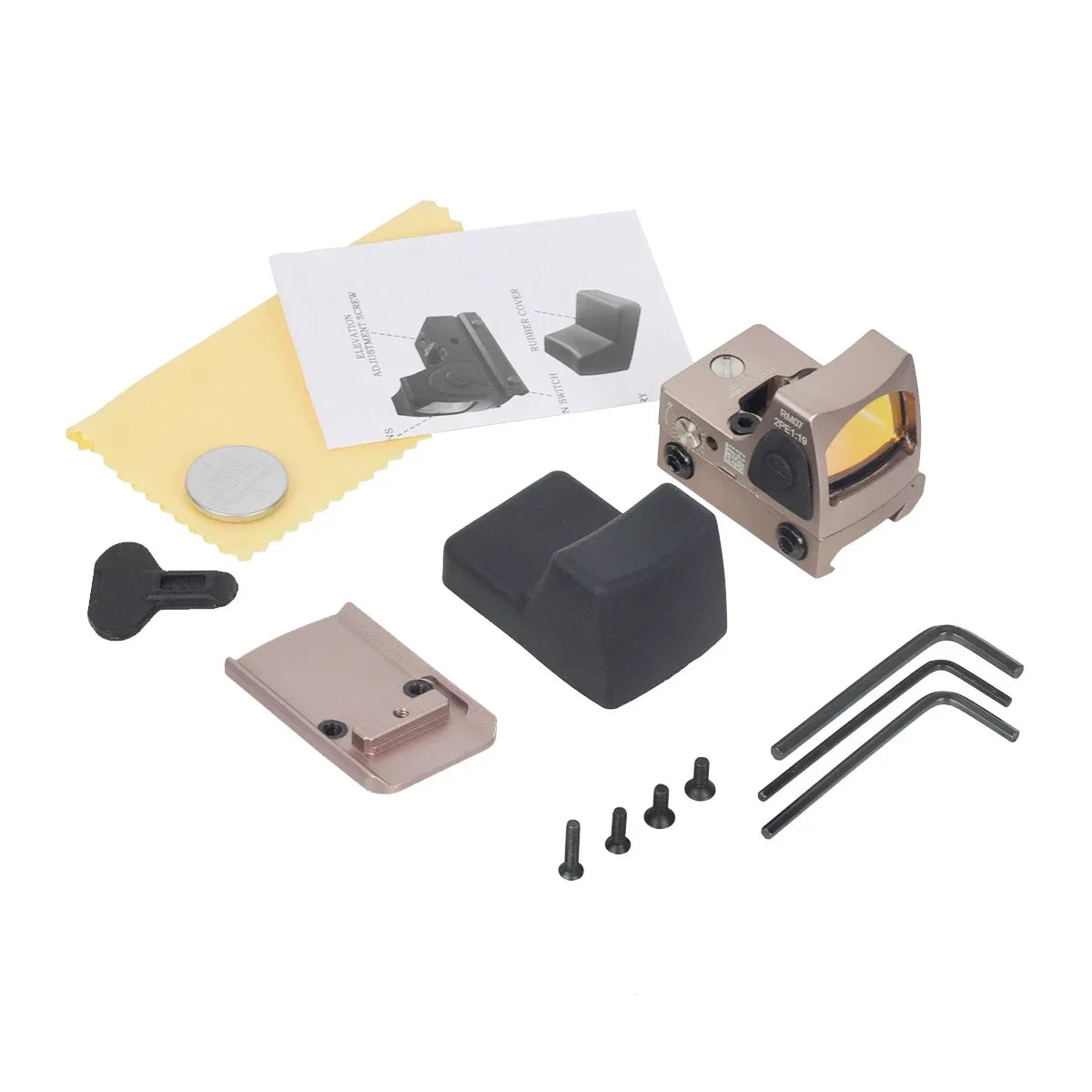 Mini RMR Red Dot Sight Scope Fit 20mm Rail