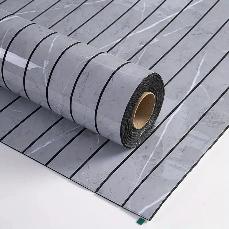 3D wood grain self-adhesive wallpaper