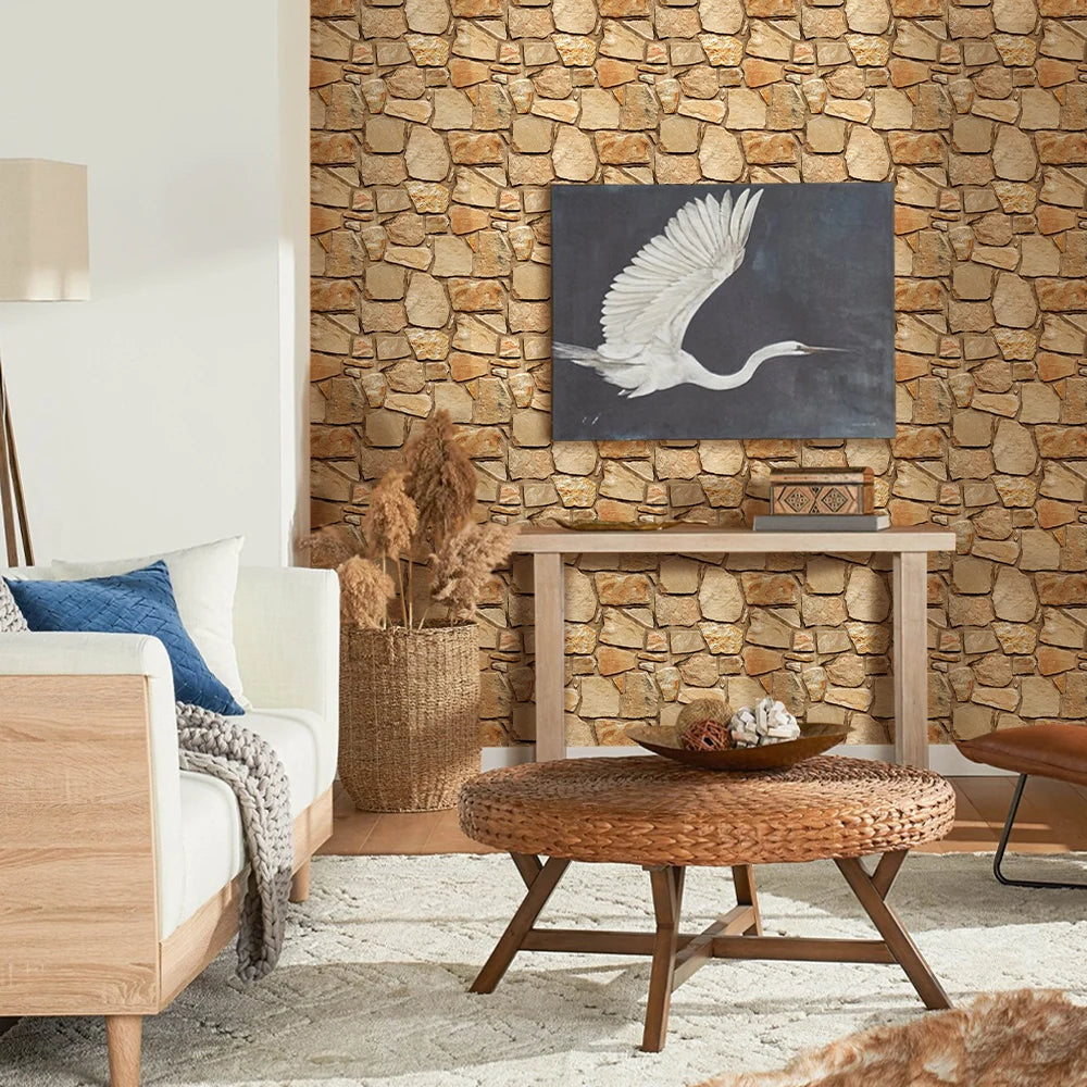 10pcs 3D Stone Wall Panels