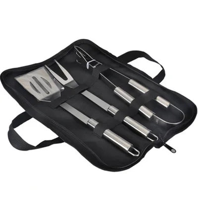 Stainless steel barbecue set