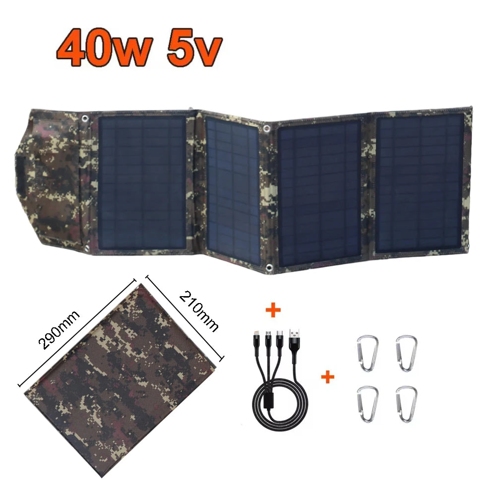40w foldable solar pane