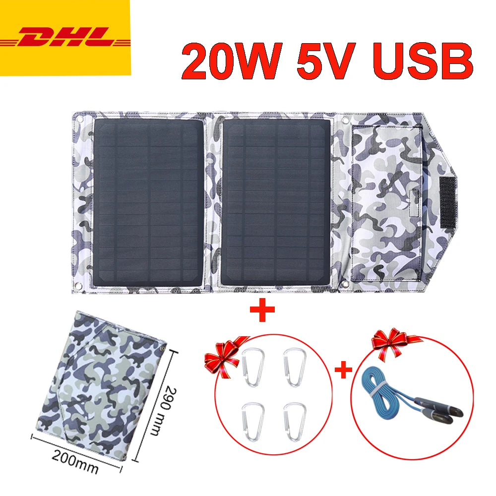 40w foldable solar pane