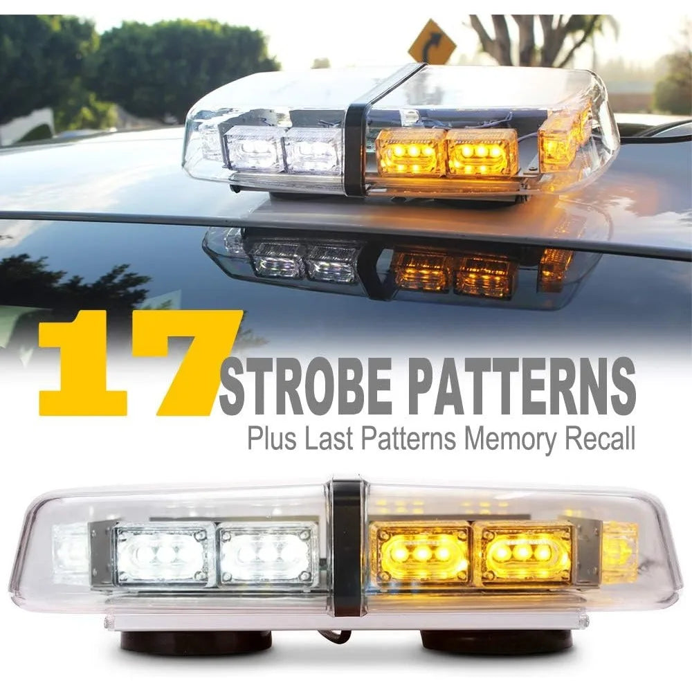 12" 36 LED 18 Watts Top Flash Strobe