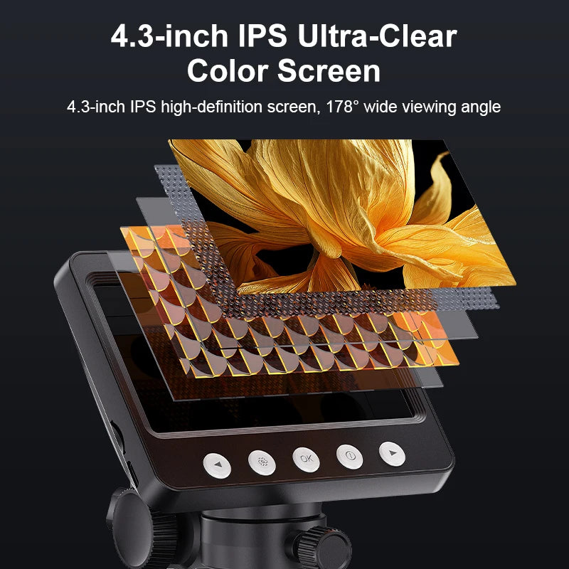 4.3'' Digital Microscope 1600X