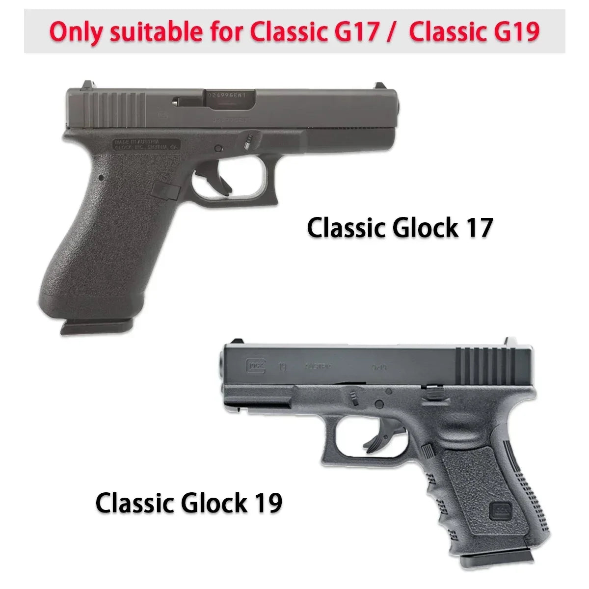 Glock 17 19 Holster Fit Surefire X400 X300 Flashlight