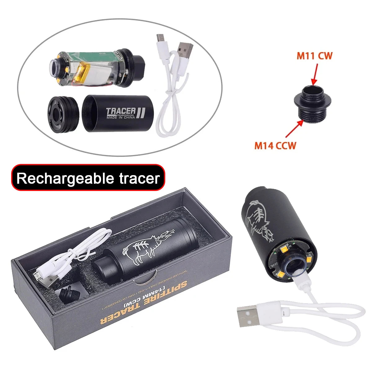 Spitfire Tracer 14mm CCW/11mm CW