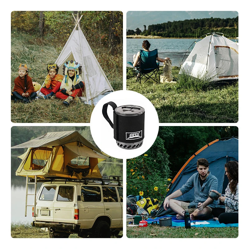 BRS 61 Camping Integrated Heat Pot