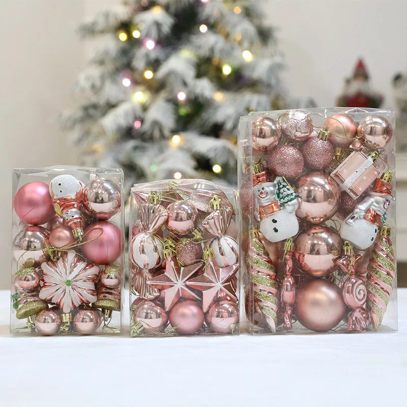 29/20Pcs Χριστουγεννιάτικο Δέντρο Μπάλες Διακόσμηση
