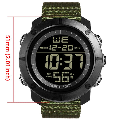 NORTH EDGE TANK Men's Digital Military Sports Watch