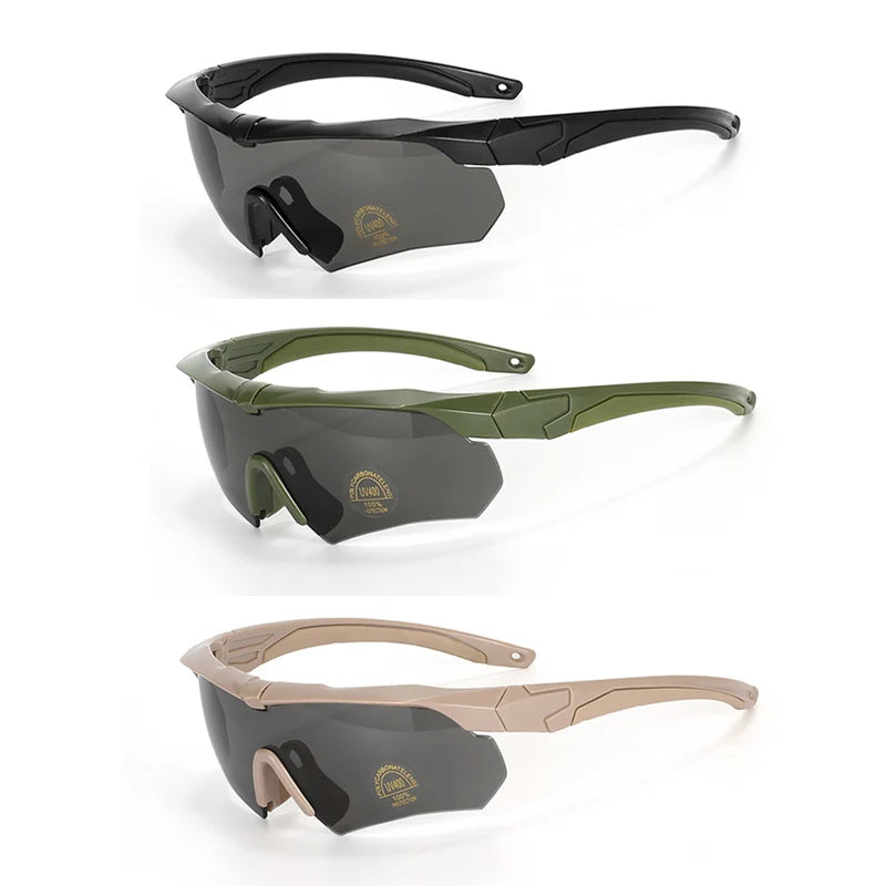 ZG Polarized Tactical Goggles 3 Lens Set