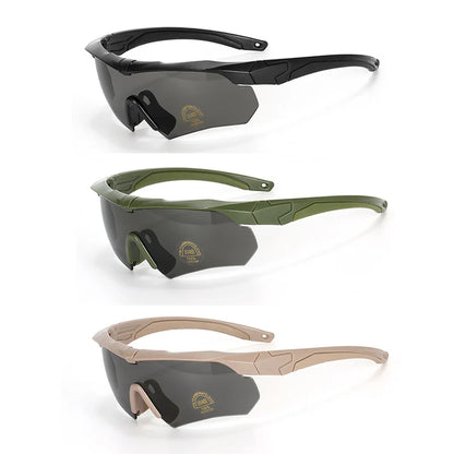 ZG Polarized Balistic Glasses, 3 Lens Set