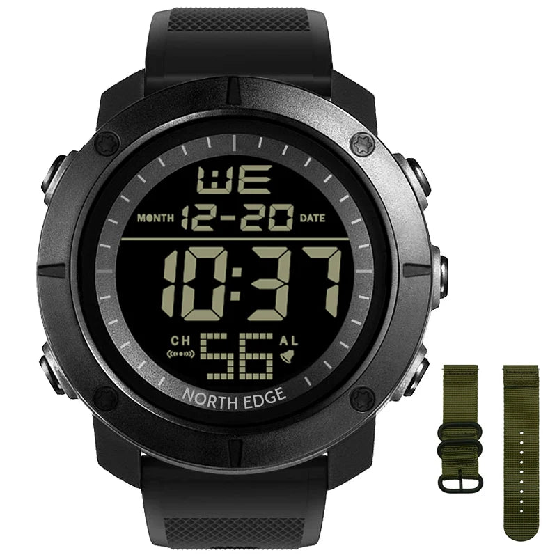 NORTH EDGE TANK Men's Digital Military Sports Watch