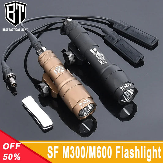 WADSN SF M300 M600 M300A M600C Flashlight 400lm/600lm