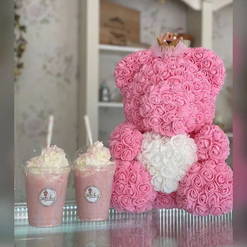 Red Rose Bear 40cm