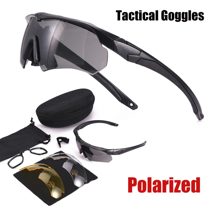 ZG Polarized Tactical Goggles 3 Lens Set