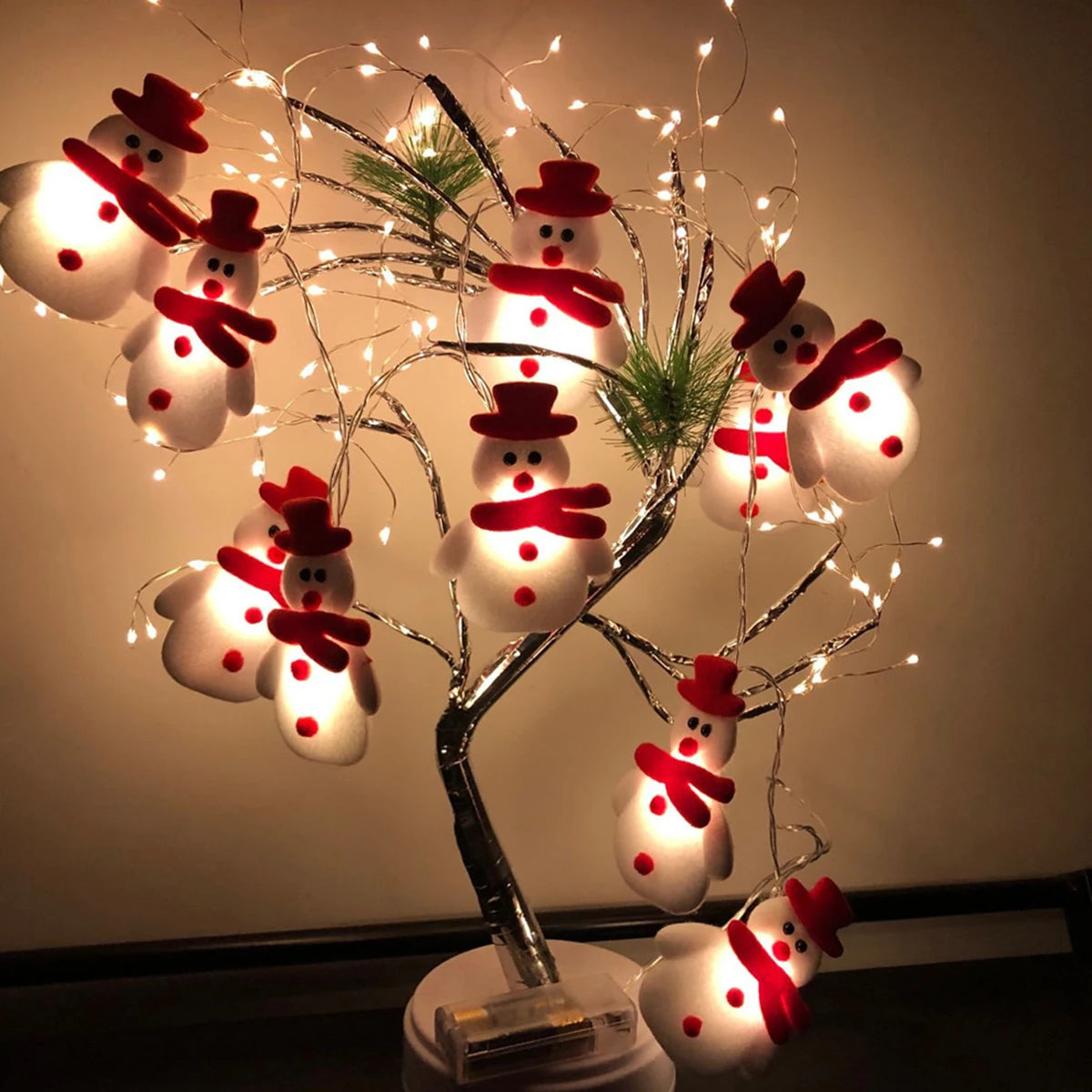 Snowman String Lights