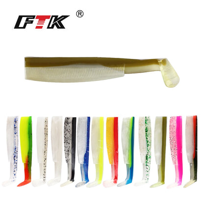 FTK Μαλακό μαύρο Minnow Jig Head